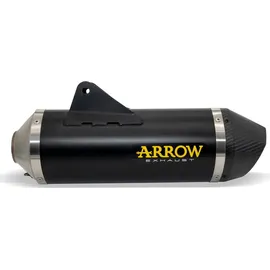 ARROW Schalldämpfer Aluminium Dunkel mit Carbon Endkappe für KTM 690 SMC/Enduro 19-21