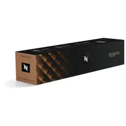 Nespresso Rich Chocolate Vertuo Line 10 Signature Kaffeekapseln Braun 230ml Cremig mit Schokoladenaroma