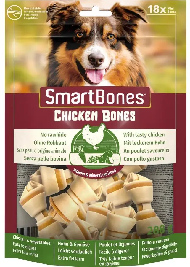 SmartBones Chicken Bones MINI18 St.