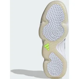 adidas Courtstabil M Hallenschuhe Herren in ftwwht-aurmet-aurplu, Größe 43 1/3 / weiß