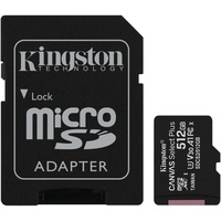 Kingston Canvas Select Plus microSD UHS-I A1 V10 + SD-Adapter 512 GB