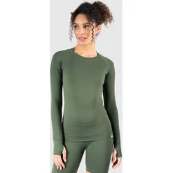 Damen Longsleeve Lorie Olive XS