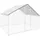 IDMarket Wasserfeste Plane 3,4 x 1,90 m Weiß