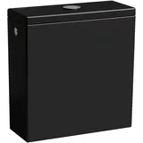 Laufen Aufputz-Spülkasten 824337 Schwarz glänzend