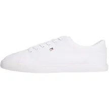 Tommy Hilfiger TH LOW PROFILE VULC CANVAS Damen Weiß 35
