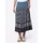 Heine A-Linien-Rock Damen Bedruckt Marine/Ecru 34