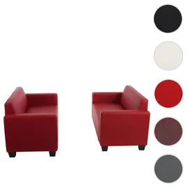 MCW Sofa-Garnitur rot