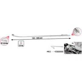 KS Tools 2in1 Teleskop-Magnetheber mit Waschdüsen-Reinigungs- und Einstellwerkzeug, 150-590mm (550.1023)