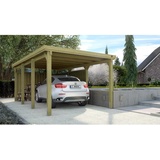 Weka Einzelcarport 617 2,94 x 5,91 m kdi inkl. PVC Trapezplatten