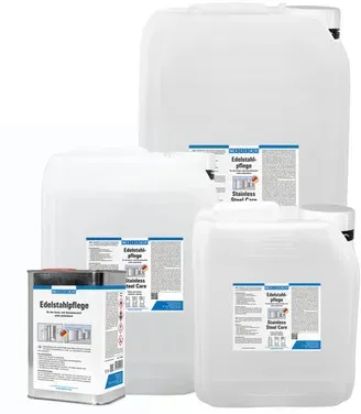 Edelstahlpflege | Reinigungs-, Schutz- und Pflegeöl für Edelstahl | 5 L | farblos, transparent