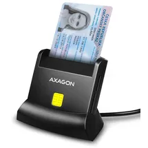 AXAGON CRE-SM2 USB 2.0, 1,3 m, Schwarz, 91 g