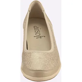 Witt Weiden Ballerina in beige-gemustert | Gr.: 40