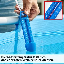 Hecht Wasserthermometer Blau 0-50 °C