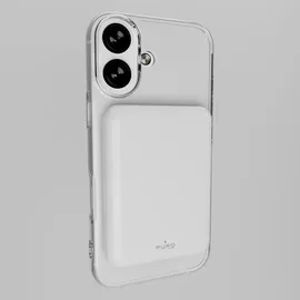 PURO Drahtlose Powerbank "Power Mag" 5000 mAh - Weiß