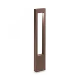 Ideal Lux Außenleuchte Aluminium/Glas 80,0 cm G9 spritzwassergeschützt braun