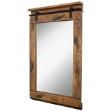 MASSIVMOEBEL24.DE Spiegel Mango 60x8x100 Natur lackiert Railway #163