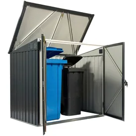 Tepro Mülltonnenbox 154,2 x 130,5 cm 480 l grau
