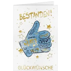Karte zur best. Prüfung geprägt 63-10001 Bild