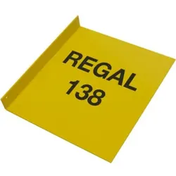 Eichner Regalschild L-Fahne quer