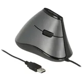 DeLock Ergonomische Vertikale Optische Maus schwarz (12527)