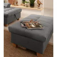 Home Affaire Hocker Lyla Luxus-Microfaser 131 x 42 x 61 cm Grau