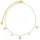 Steel_art Fußkette mit Perlen Aila goldfarben in goldfarben | Gr.: onesize