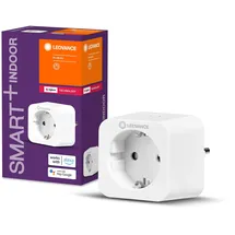 LEDVANCE Smart+ Plug, ZigBee schaltbare Steckdose, für die Lichtsteuerung in Ihrem Smart Home, Direkt kompatibel mit Echo Plus und Echo Show (2. Gen.),