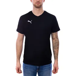 PUMA Liga Jersey Core T-Shirt Herren Sport-Shirt Fitness-Shirt mit dryCELL 703509 03 Schwarz - S