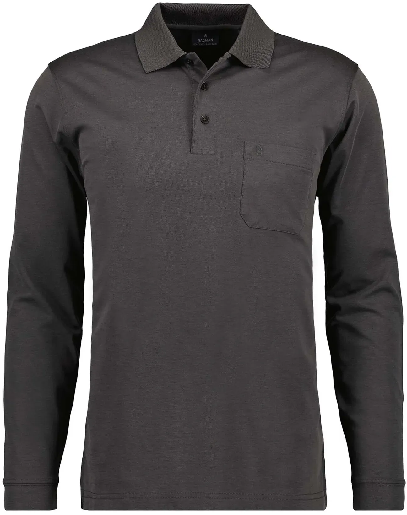 Preisvergleich Produktbild Soft Knit Polo Knopf Langarm Herren Poloshirt