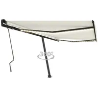 VidaXL Markise 450 x 350 cm creme