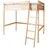 TICAA Hochbett Matthias 140 x 200 cm Kiefer massiv natur