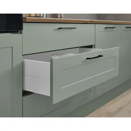 BASIC by Balculina Winkelküche Marsi L-Form 320 cm grün