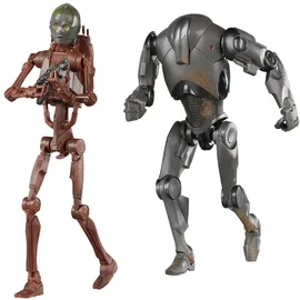 Hasbro Star Wars The Black Series C-3PO mit B1 Battle Droid Body und Super Battle Droid Figuren 15 cm