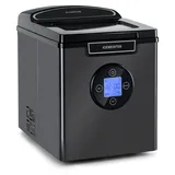 Klarstein Eiswürfelmaschine Klein, 1,8 L Eiswürfelbereiter, Eiswürfelmaschine für 12 kg Große & Kleine Eiswürfel, Mini-Eiswürfelmaschine mit... - Grau