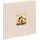 walther design Fotoalbum chamois 26 x 25 cm mit Cover-Ausstanzung, Fun FA-205-W