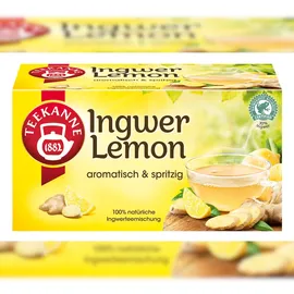 Teekanne Ingwer-Lemon Kräutertee 20x1,75 g