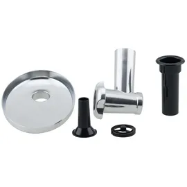 h.koenig AC8 Zubehör KM80 Küchenmaschine / Fleischwolf / 3 Lochscheiben / Reibe mit 3 Einsätzen / Wurstfüller / Cookie-Set / silber