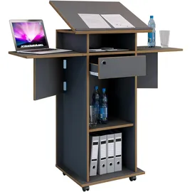 VCM Stehpult Salia M« grau, 60x127.8x44 cm