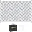 Outsunny Outdoor Teppich robuster Wetterfest Outdoorteppich Carpet mit Netzmuster