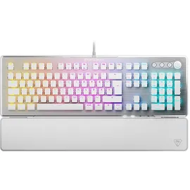 Turtle Beach Vulcan II, Gaming-Tastatur, kabelgebunden, Weiß
