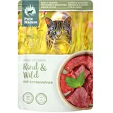 Pure Nature ADULT Rind & Wild mit Katzenminze 12x85g