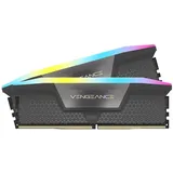 Corsair Vengeance RGB DDR5-5600 32GB Kit (2x16GB) CL40 Grau CMH32GX5M2B5600Z40