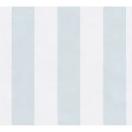 ascreation Vliestapete Lilly & Luis 10 m x 0,53 m Blau/Creme 770784