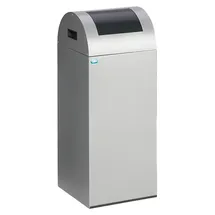 Proregal Selbstlöschender Wertstoffsammler 60 l Silber-Anthrazit