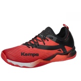 Kempa Unisex Wing Lite 2.0 Handballschuhe, Sportschuhe, Turnschuhe, Rot Schwarz, 41