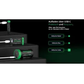 PATONA 24x PATONA Premium USB-C AAA und AA Akkus Lithium (6x 4er Blister)