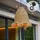 Lumisky Solar-Pendelleuchte Seegras 47 cm 5 m beige