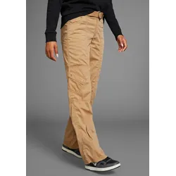 Cargohose, (2 tlg mit abnehmbarem Gürtel), mit besonderem Taschen-Design, Gr. 42 - N-Gr, camel, , 67585006-42 N-Gr