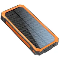 10.000 mAh Solar Powerbank 2 x USB-A Output Powerbank (Akku) - 10000 mAh
