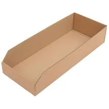 TransPak Regalkasten L500xB200xH100mm braun 1-wellige Pappe